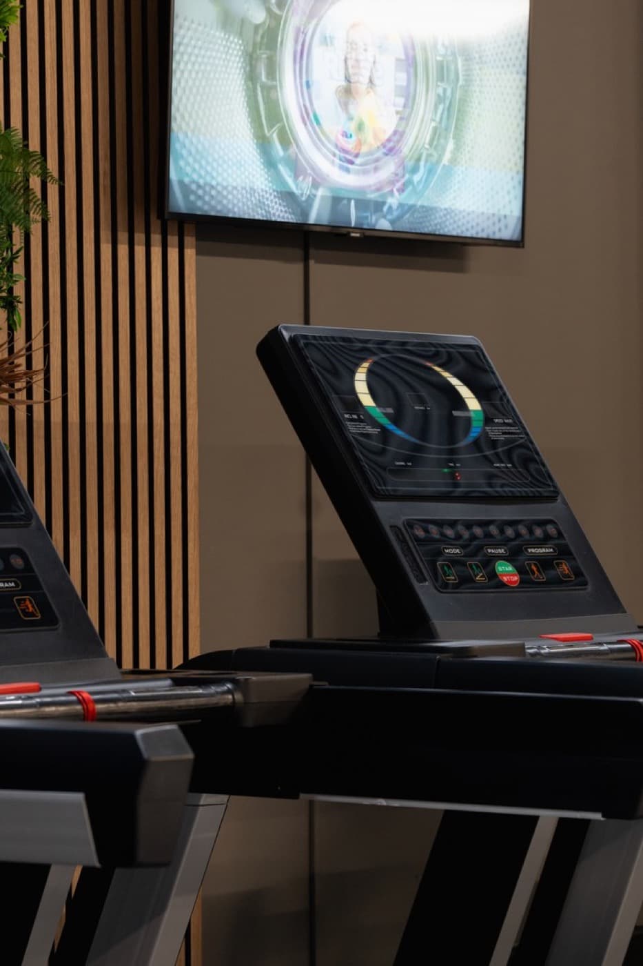 Fitnes studio, dodaten detajl